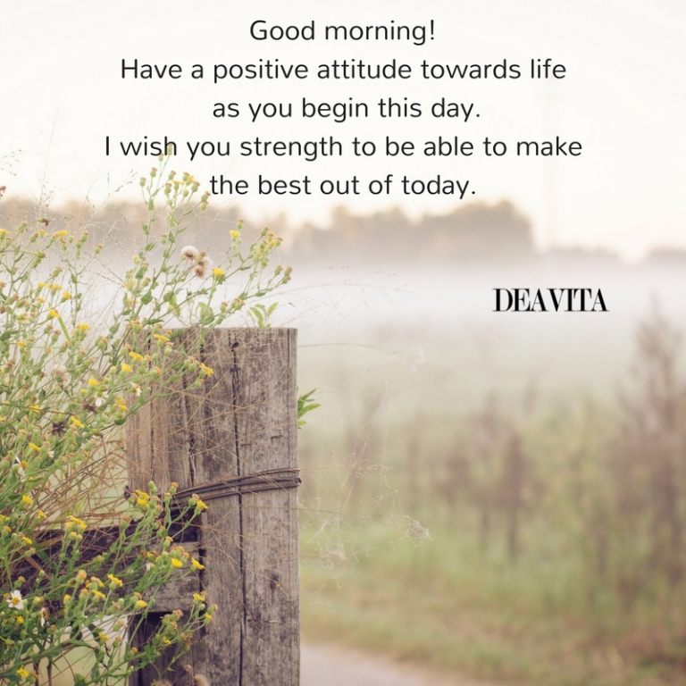 Have a positive attitude morning quotes and cards