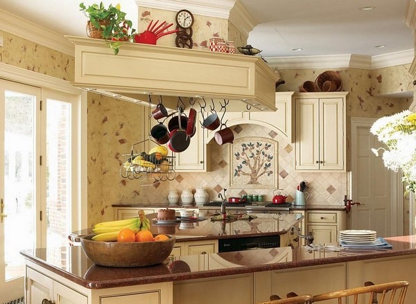 Italian style kitchen design Mediterranean decor ideas
