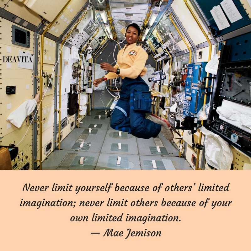 Never limit yourself famous quotes and cards for women