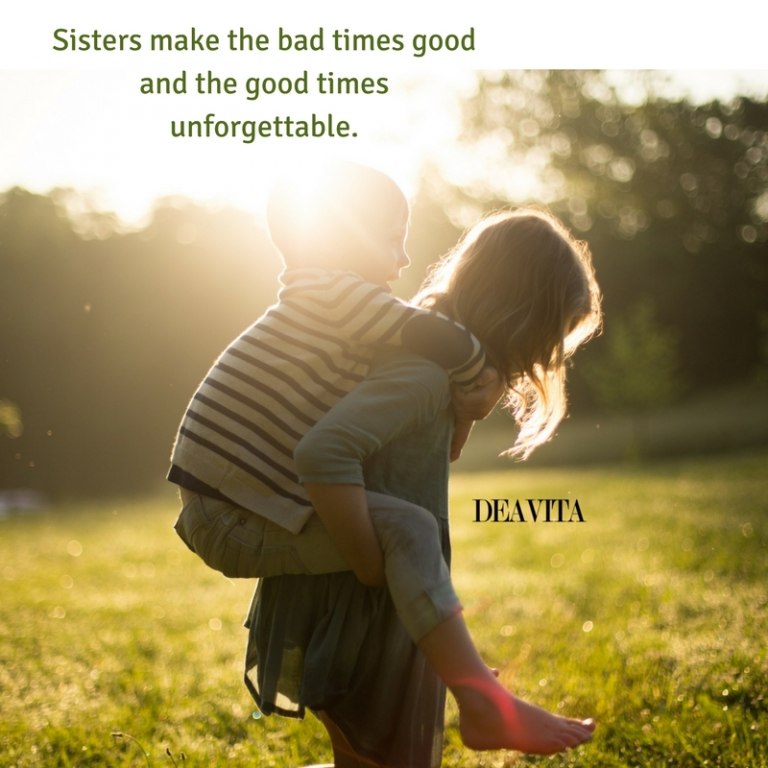 Lovely sister quotes and sayings with adorable photos