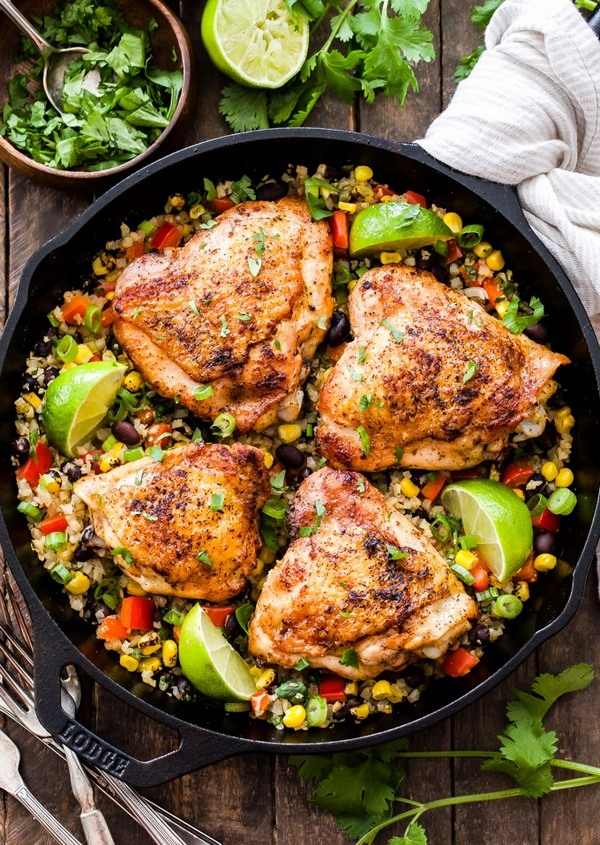 chicken thighs with chili and lime one pot meals ideas