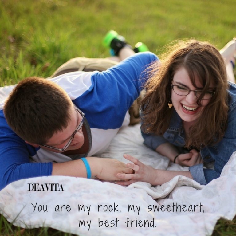 couples quotes You are my rock my best friend