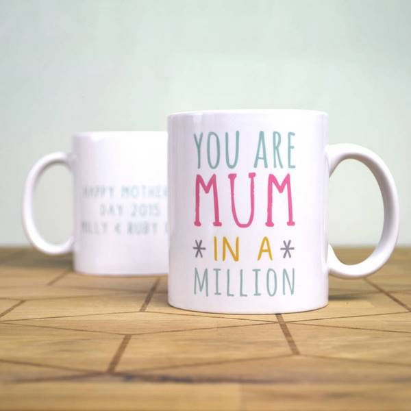 creative and original personalized one in a million mug