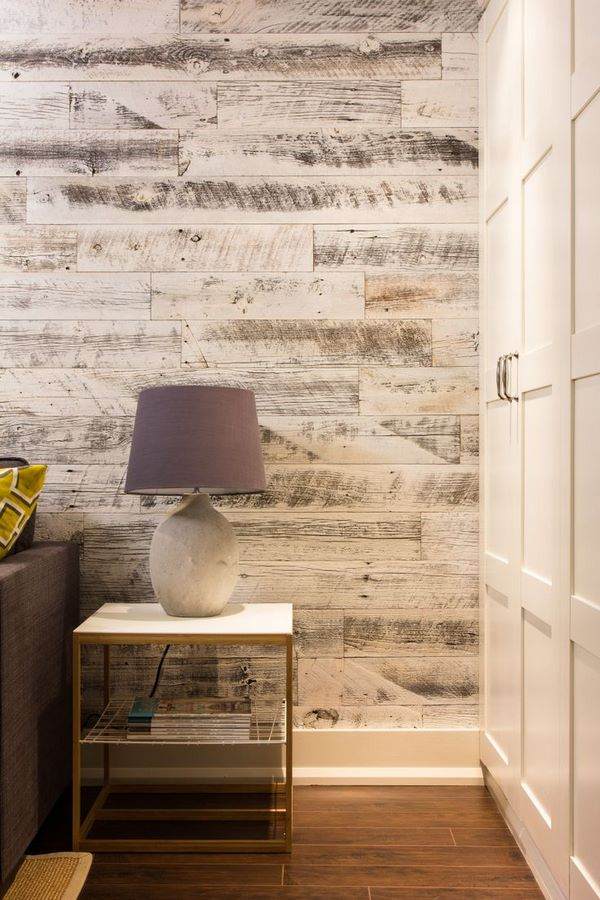 decorating ideas for walls self adhesive tile wood look