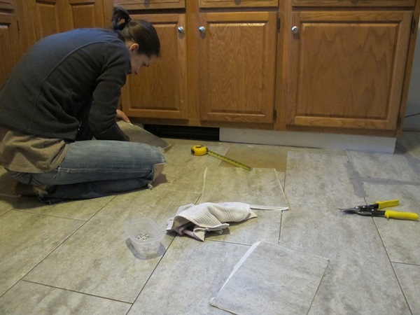 L And Stick Flooring Ideas Quick, How To Replace Vinyl Flooring In Kitchen