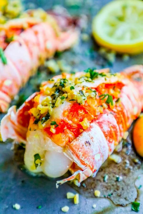 lemon garlic butter lobster tails