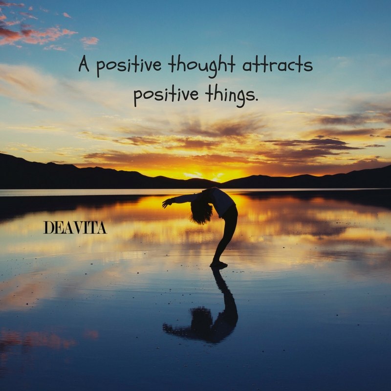 motivational quotes a positive thought attracts positive things