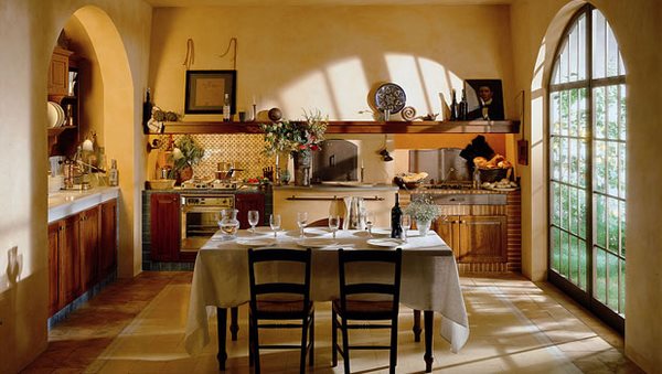 rustic style kitchen design ideas Mediterranean decor