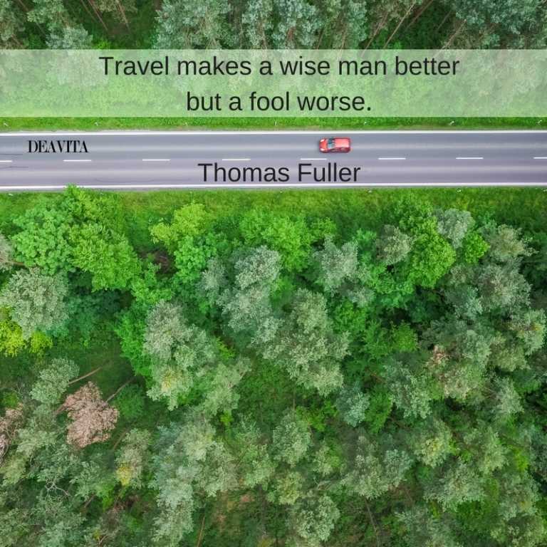 Travel makes a wise man better