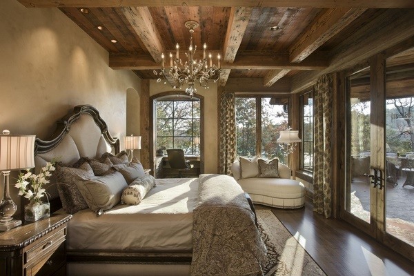 elegant master bedroom design rustic touch