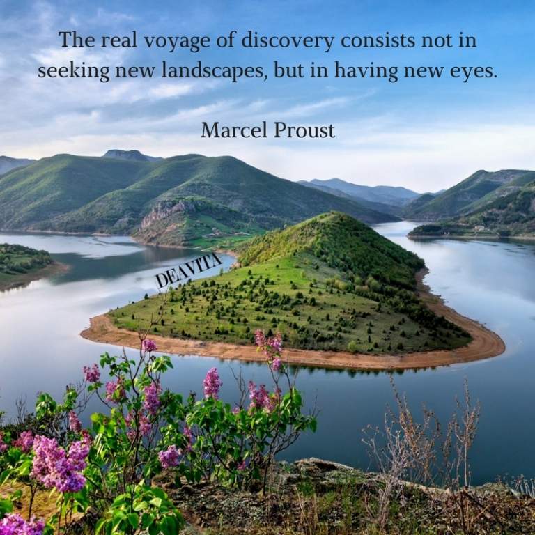 famous travel and adventure sayings The real voyage of discovery