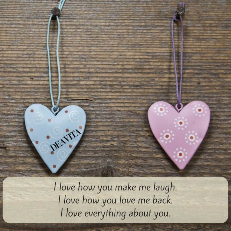 unique cards and texts about love for him and her