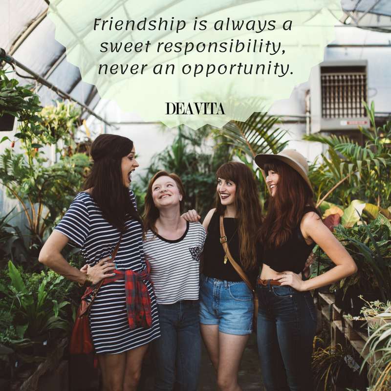 Friendship responsibility attitude quotes