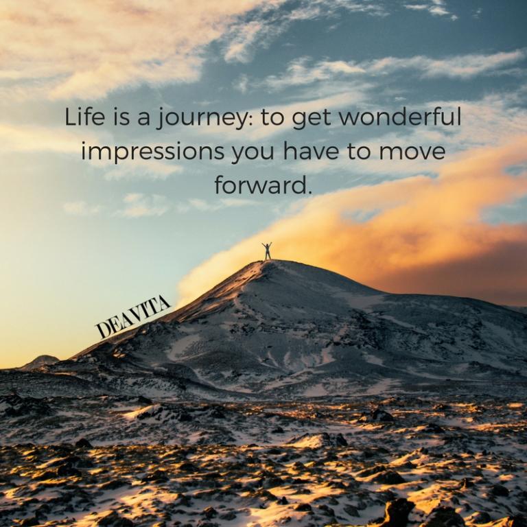 Life is a journey deep quotes with photos