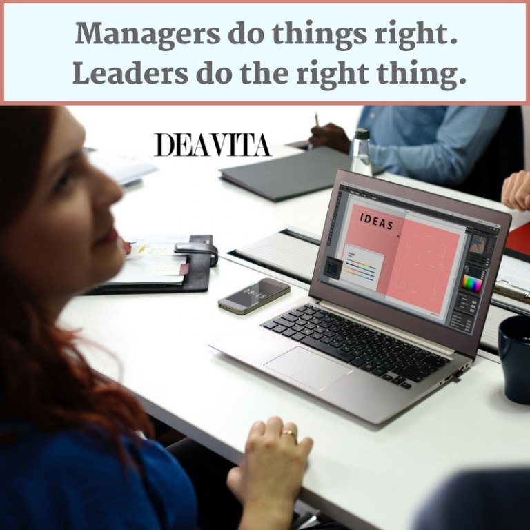 Managers and leaders short deep quotes