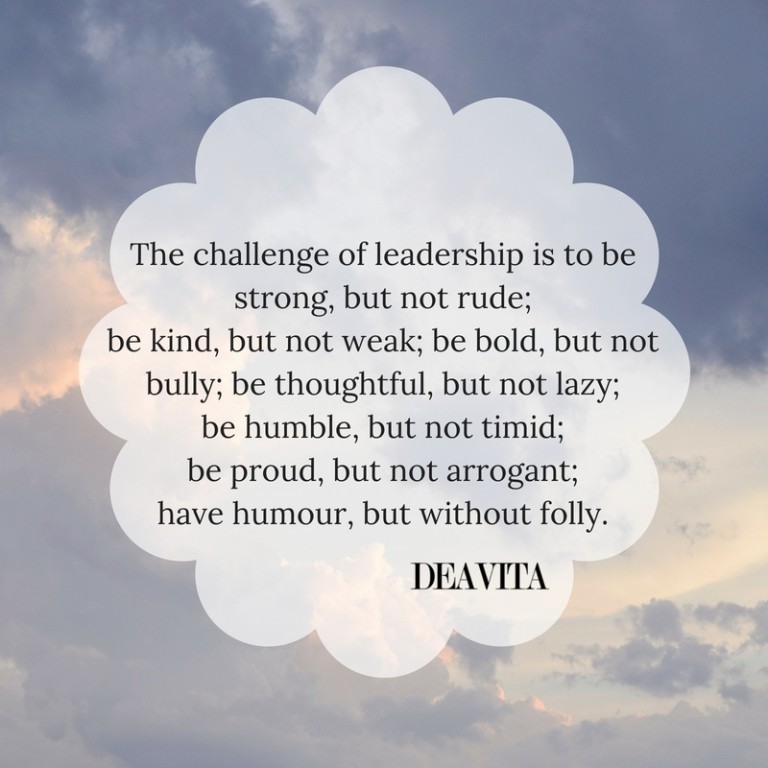 The challenge of leadership best quotes with deep meaning