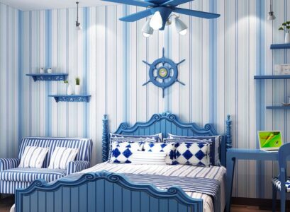 best-beach-themed-bedroom-design-ideas-blue-white-color-scheme
