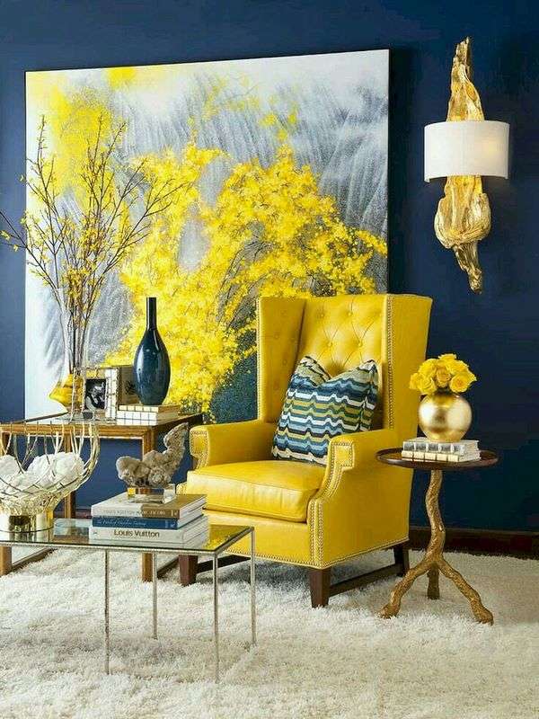 best interior design ideas trendy living room colors blue yellow