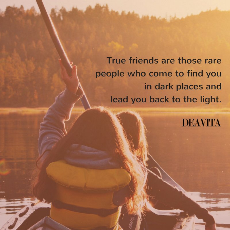 best short and deep lines and sayings about true friends