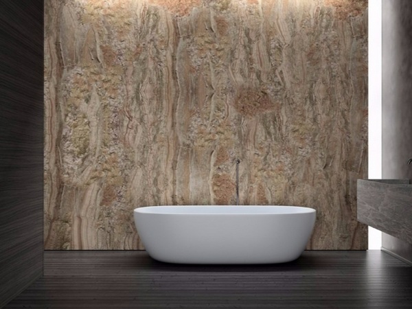 modern bathroom wallpaper ideas freestanding tub