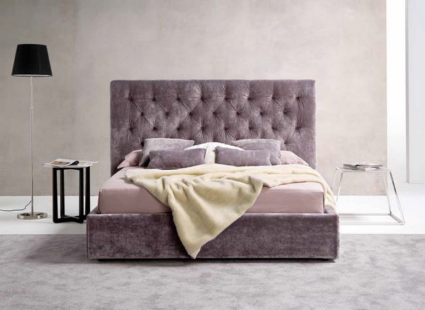 bedroom furniture tufted headboard bed design ideas