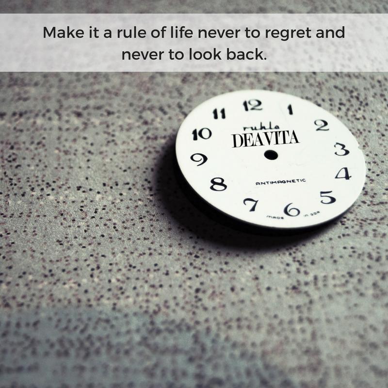 never regret and look back quotes about sad love
