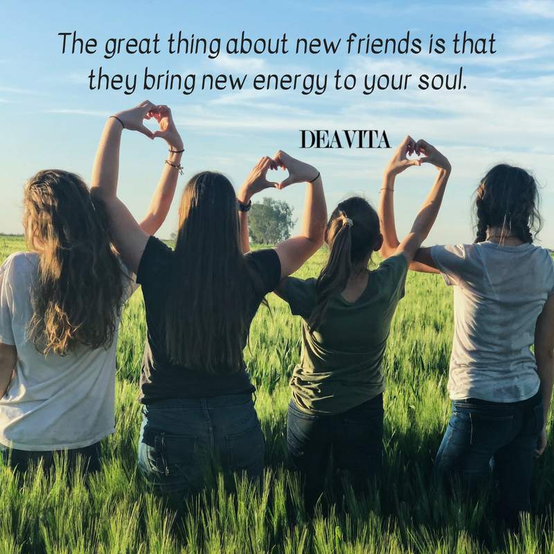 positive and inspiring new friends and life quotes