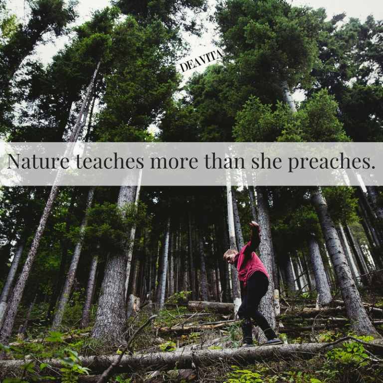 short and meaningful sayings about nature