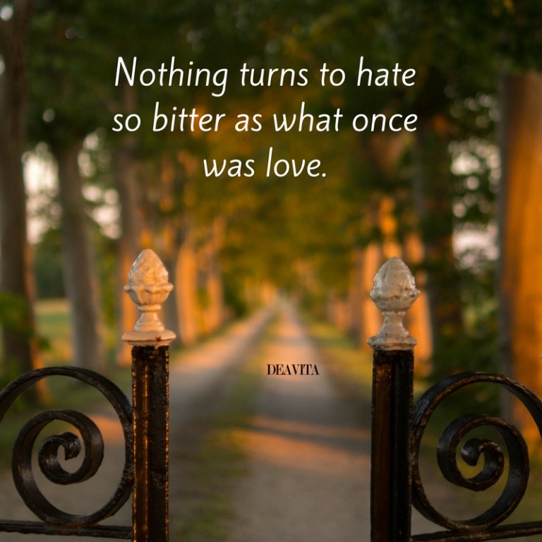 short love pain and hate quotes