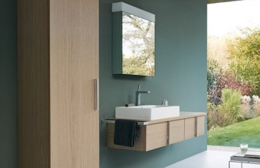 trendy-bathroom-furniture-wall-mounted-vanity-tall-storage-cabinet