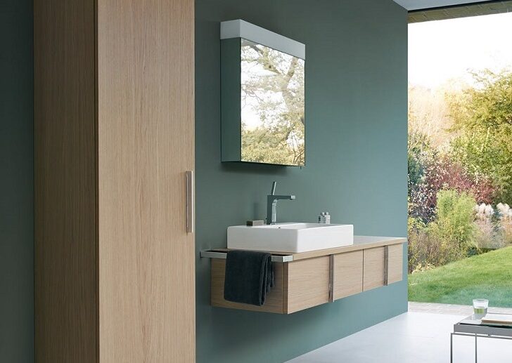 trendy-bathroom-furniture-wall-mounted-vanity-tall-storage-cabinet