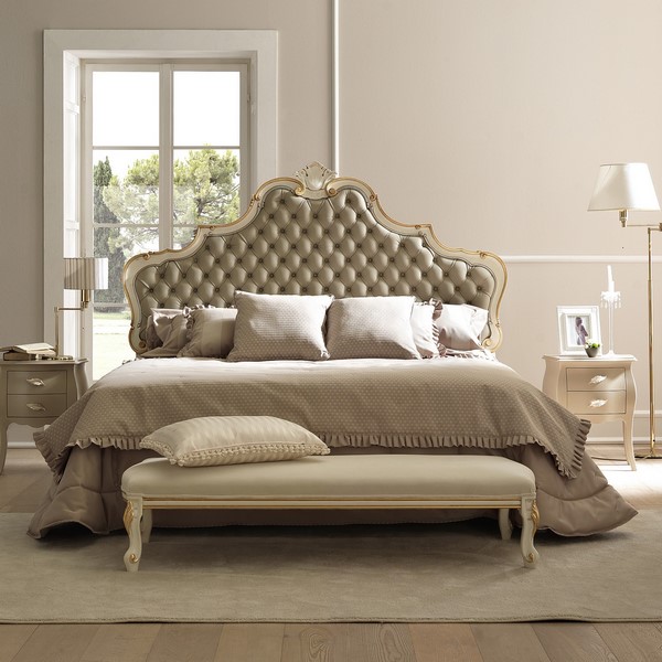 tufted headboard with wooden frame bedroom furniture ideas