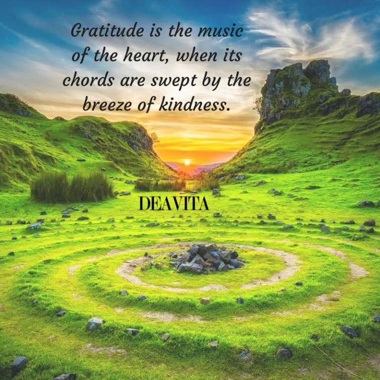 Best quotes Gratitude is the music of the heart