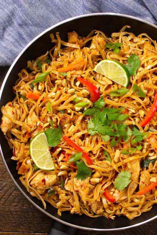 Chicken Pad Thai recipe quick and easy dinner ideas