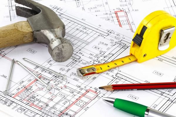 Home renovation project plan and exact measurements