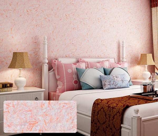 Liquid wallpaper silk plaster bedroom decorating ideas wall finish