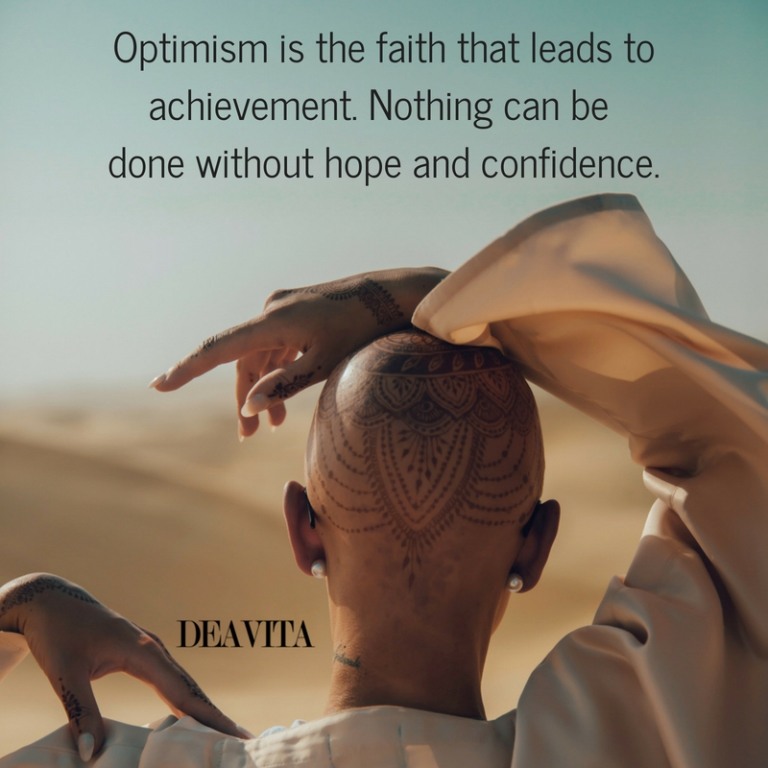 Optimism achievement faith sayings and quotes