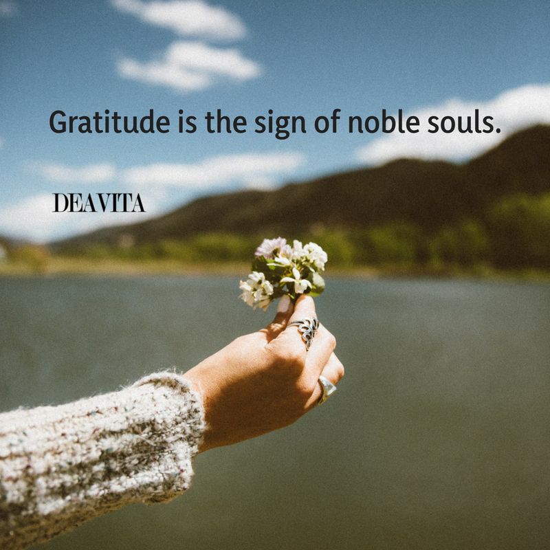 Short and inspiring quotes Gratitude is the sign of noble souls