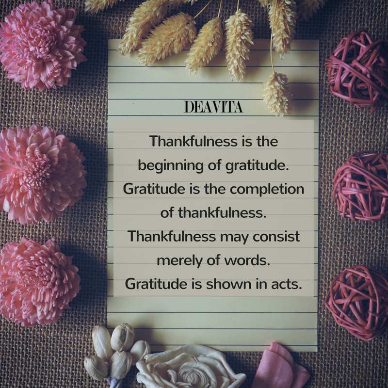 Thankfulness is the beginning of gratitude short quotes with photos