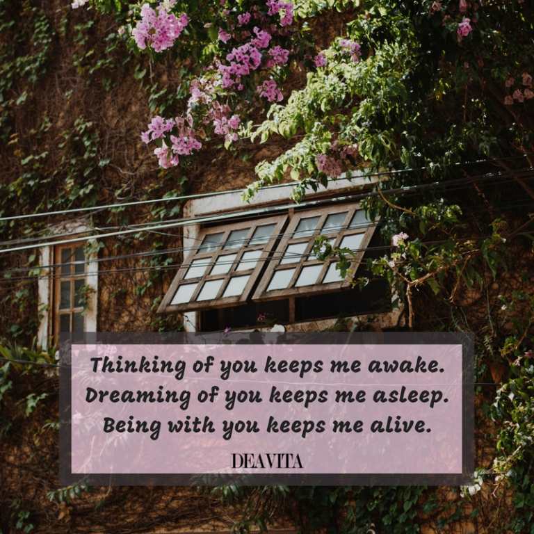 Thinking of you quotes dreaming of you sayings