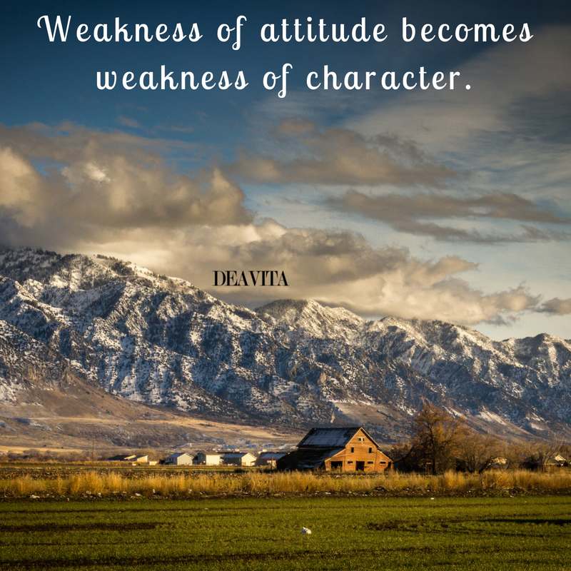 attitude and character sayings and inspirational quotes