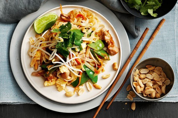 authentic chicken pad thai recipe quick lunch dinner ideas