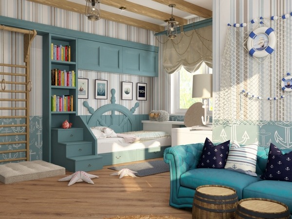 awesome kids bedroom design ideas beach theme decoration