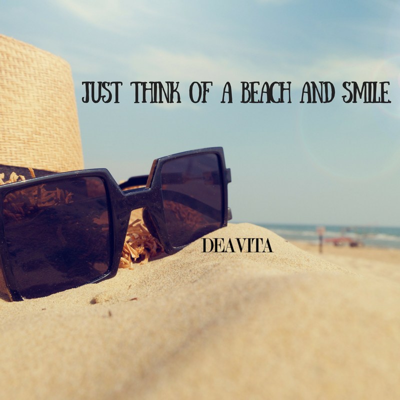 beach and smile fun quotes with photos summer vacation cards