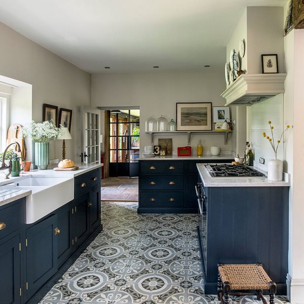 beautiful kitchen flooring ideas decorative tiles floor materials guide