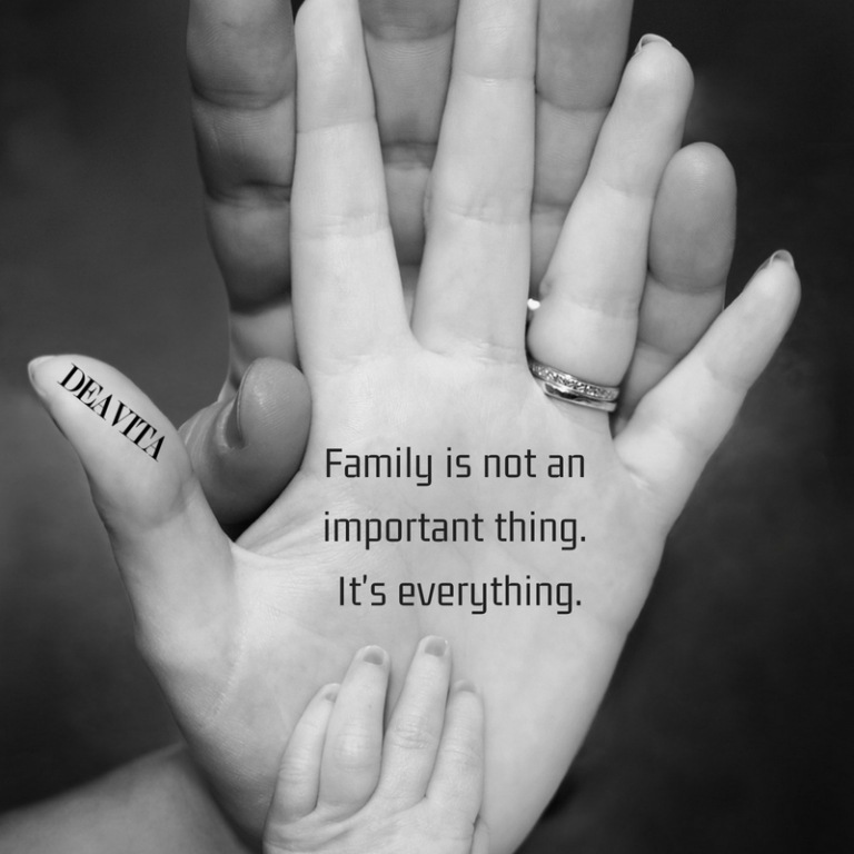 best short quotes Family is not an important thing it is everything