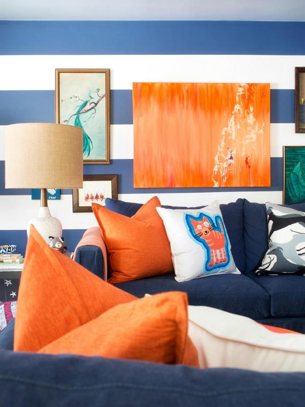 blue and orange complementary color scheme combinations