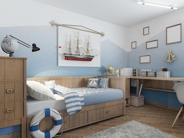 boys bedroom design ideas nautical decor elements