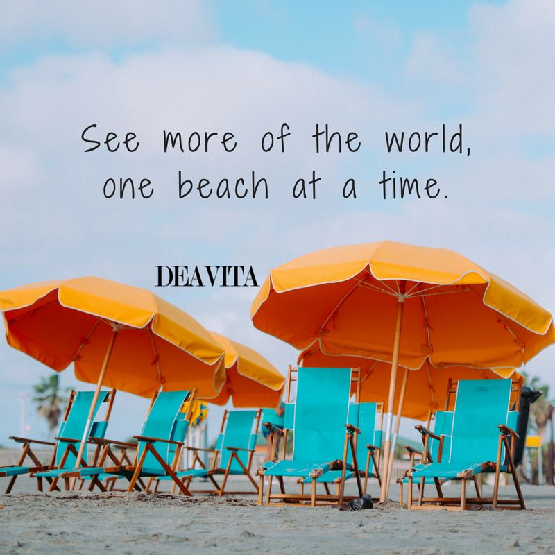cool summer quotes beach sand sea cards