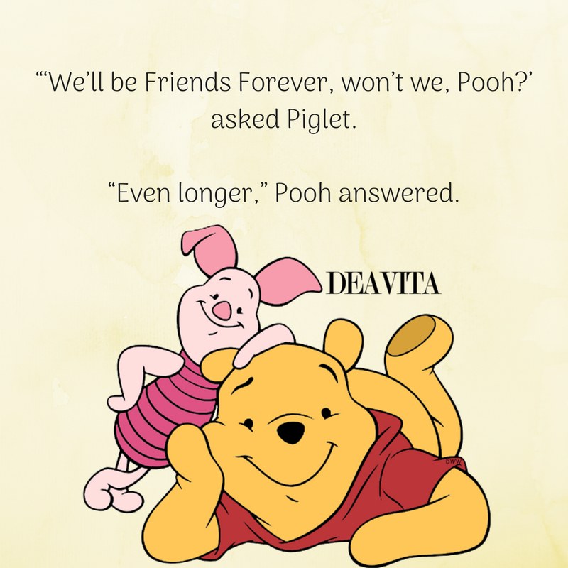 cute and fun winnie the pooh quotes Friends Forever